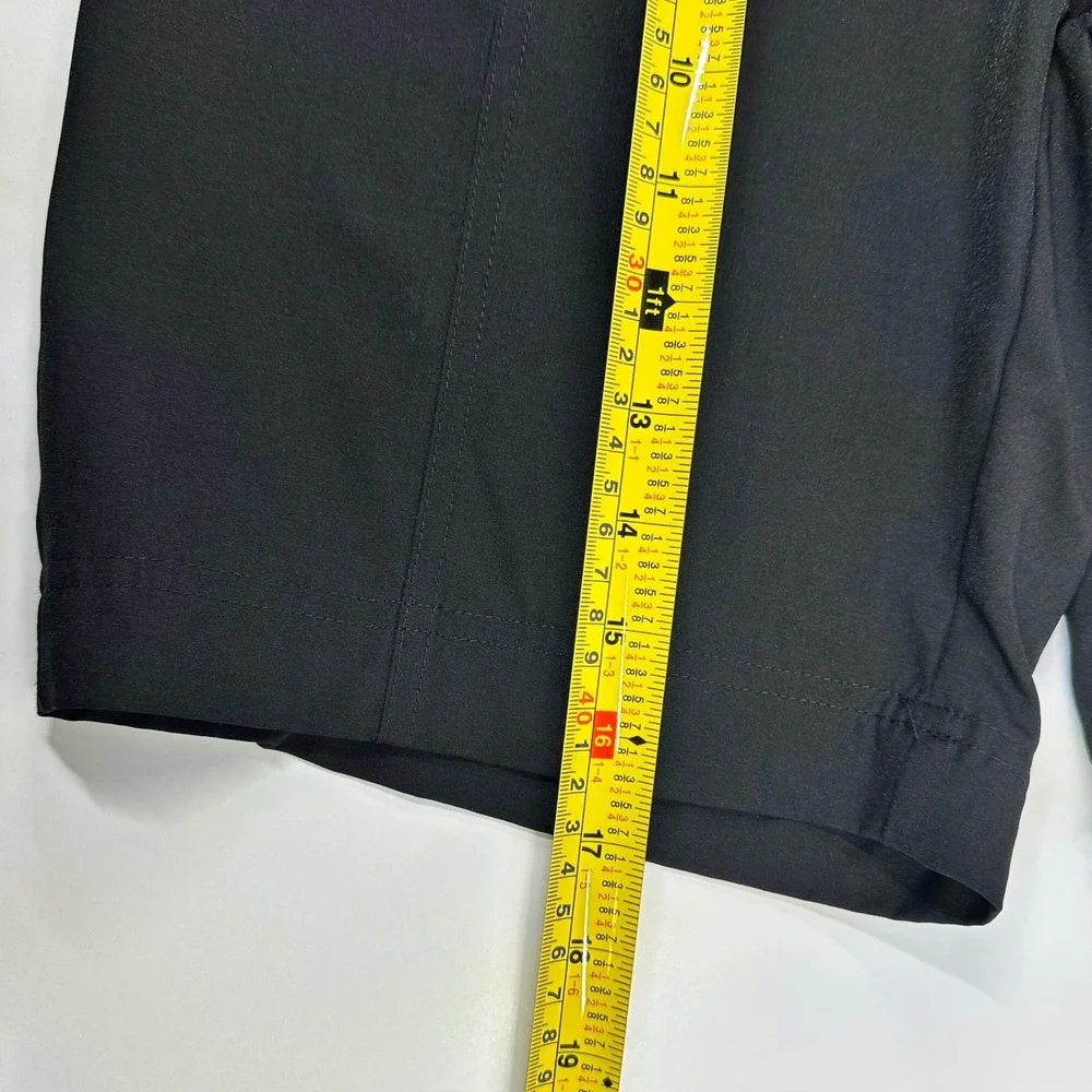 32 Degrees Cool Womens Black Cargo Shorts Size S 4/6 Stretch Hiking Outdoor